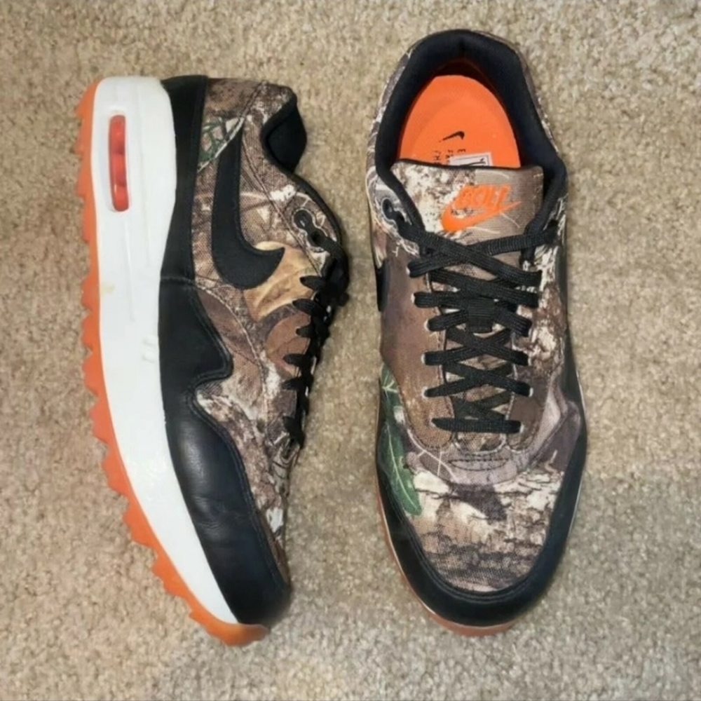 Nike Air Max 1 Golf Realtree Camo Size 9